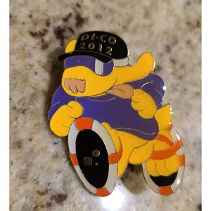 2012 Destination Imagination Pin - DI-CO. Colorado Active Dog Purple